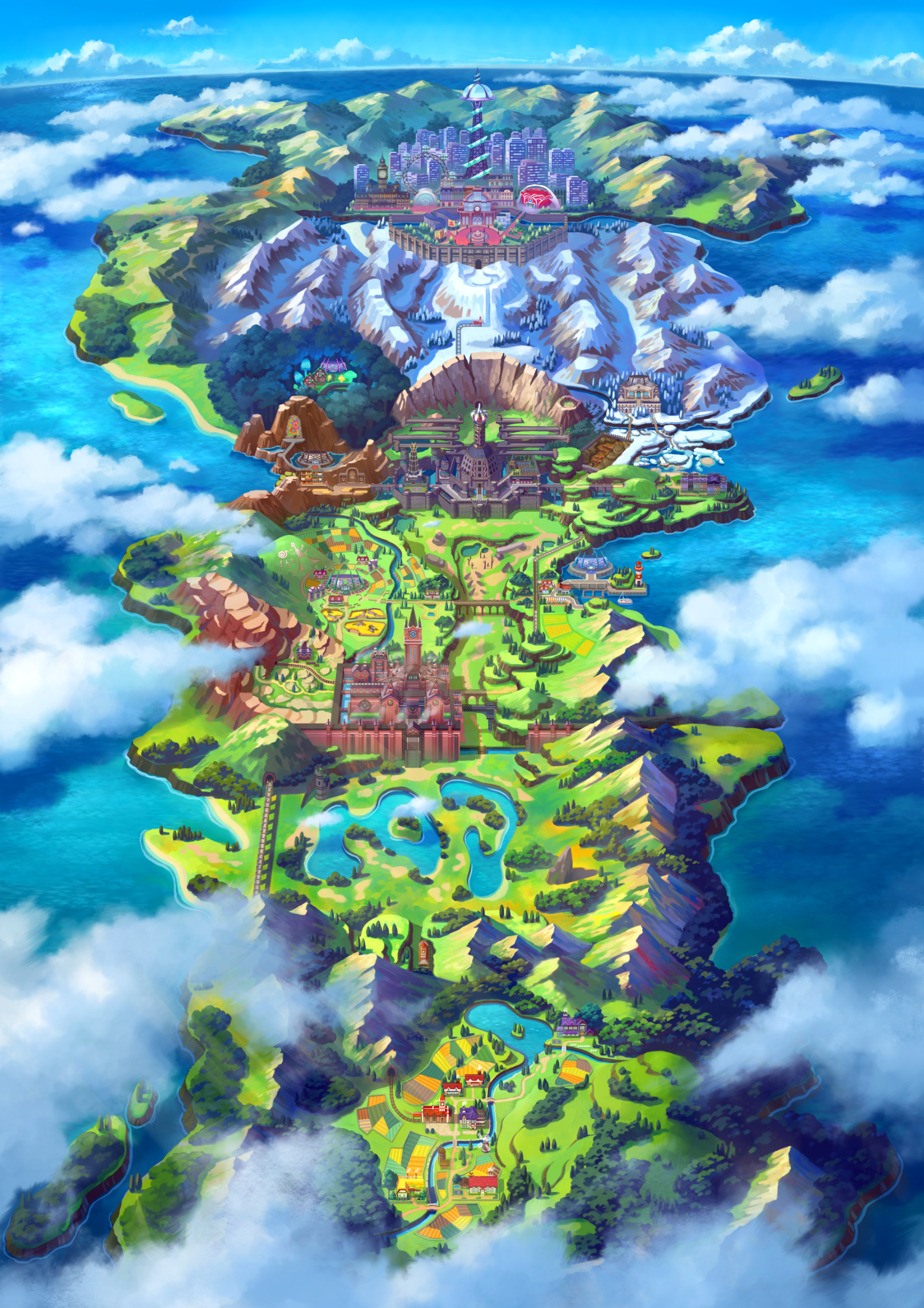 Galar map